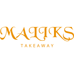 Maliks Takeaway logo.